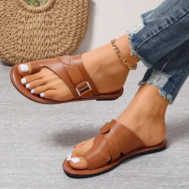 Peyton | Stylish Leather Orthopedic Sandals for Ultimate Comfort