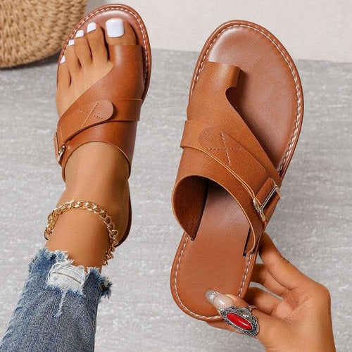 Peyton | Stylish Leather Orthopedic Sandals for Ultimate Comfort