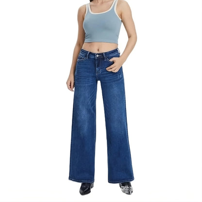 ONESO™ - Vintage High-Waisted Straight Leg Jeans