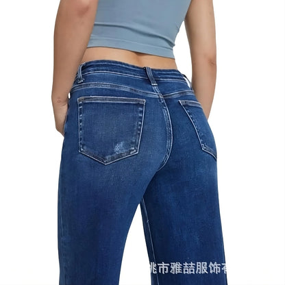 ONESO™ - Vintage High-Waisted Straight Leg Jeans