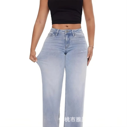 ONESO™ - Vintage High-Waisted Straight Leg Jeans
