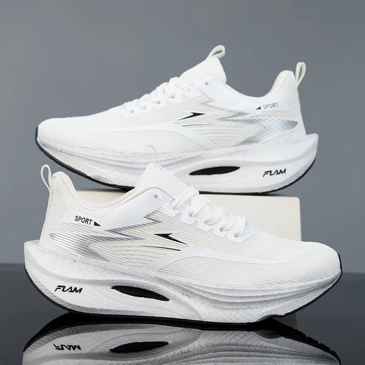 AEROVISTA™ MaxFlow Marathon Runner | High-Stack Lightweight Breathable Running Shoes