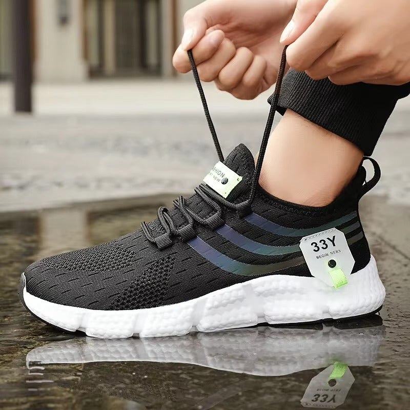 STRYDO™ FlexKnit Lite Runner | Breathable Lightweight Mesh Men’s Sport Sneakers