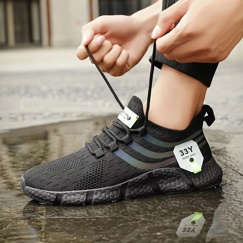 STRYDO™ FlexKnit Lite Runner | Breathable Lightweight Mesh Men’s Sport Sneakers