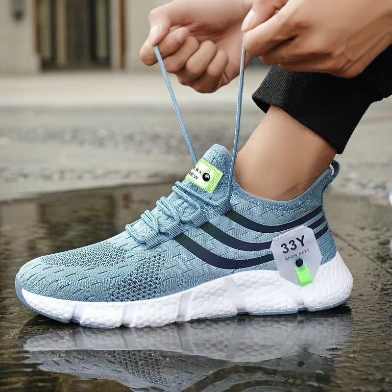 STRYDO™ FlexKnit Lite Runner | Breathable Lightweight Mesh Men’s Sport Sneakers