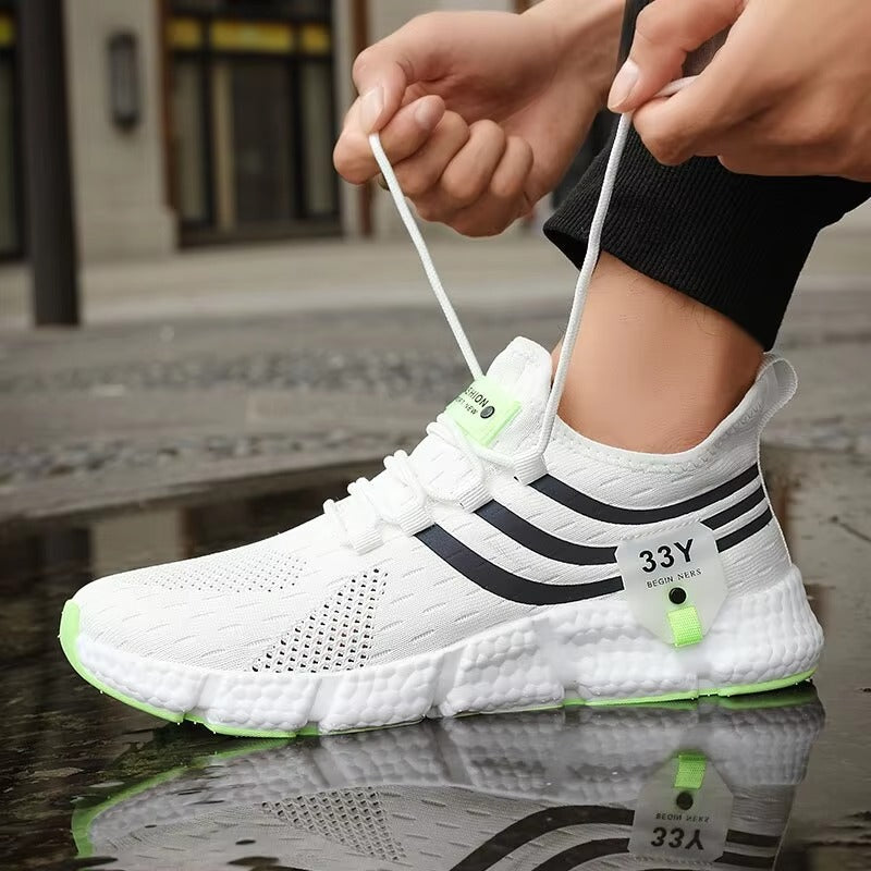STRYDO™ FlexKnit Lite Runner | Breathable Lightweight Mesh Men’s Sport Sneakers