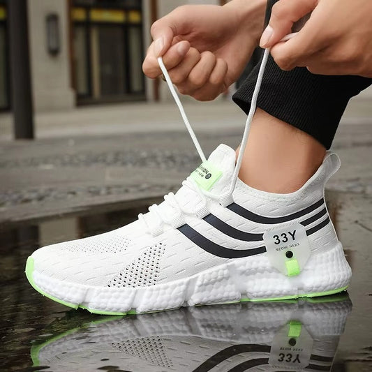STRYDO™ FlexKnit Lite Runner | Breathable Lightweight Mesh Men’s Sport Sneakers