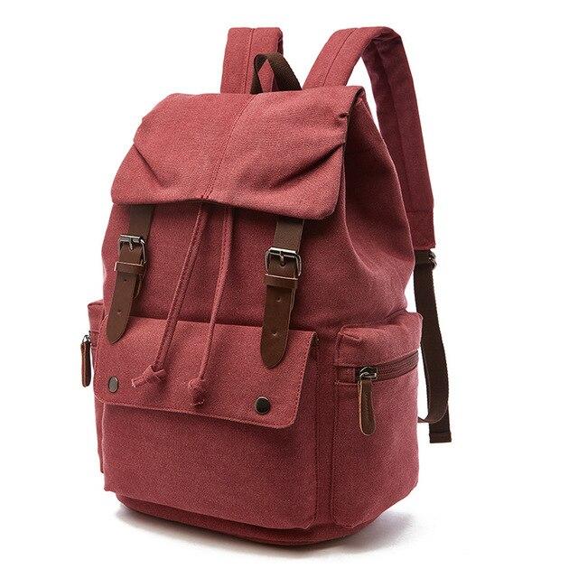 Stylish Oversized Vintage Canvas Backpack