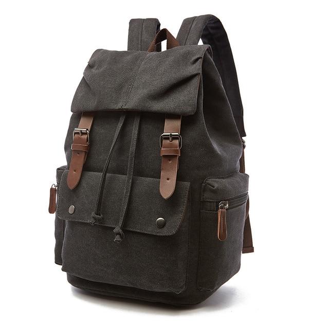 Stylish Oversized Vintage Canvas Backpack