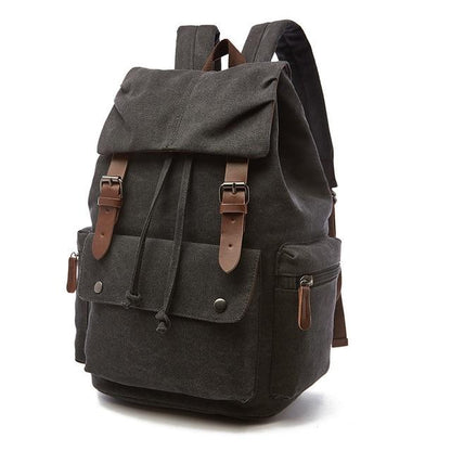 Stylish Oversized Vintage Canvas Backpack