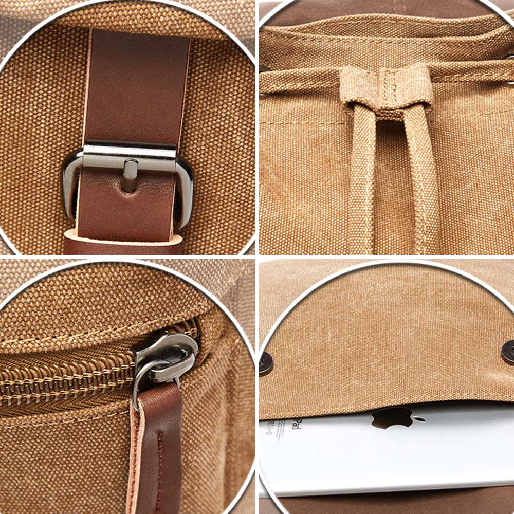 Stylish Oversized Vintage Canvas Backpack