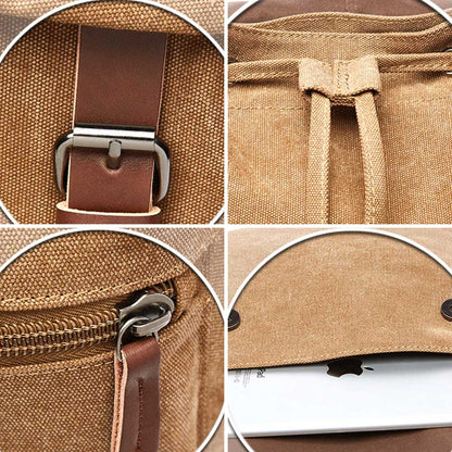 Stylish Oversized Vintage Canvas Backpack